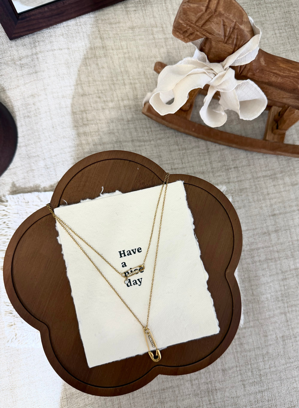 layered necklace