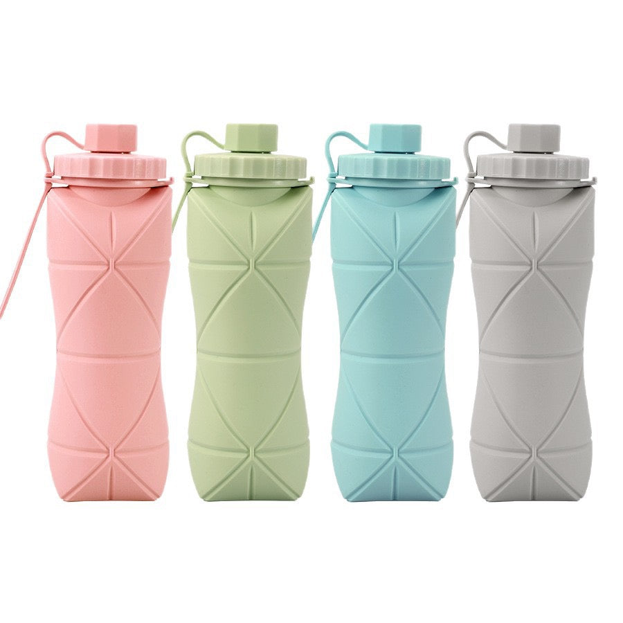600ml Macaron Collapsible Silicone Travel Cup
