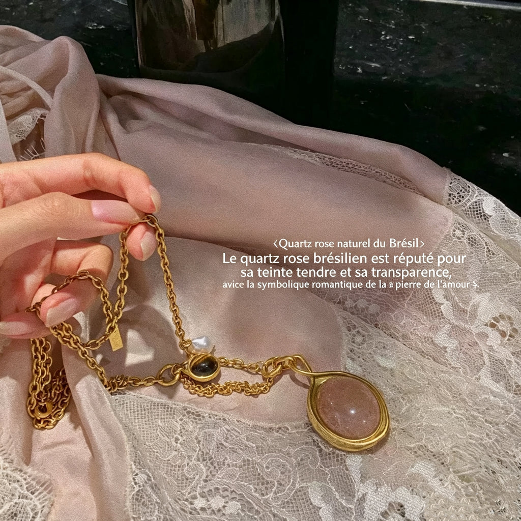 Collier vintage long pour pull, pour superposition